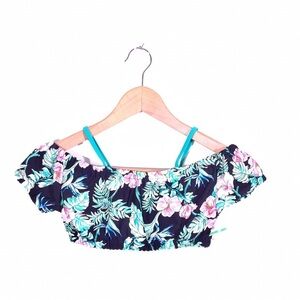 Tommy Bahama Girls Tropical Print Bikini Top 8